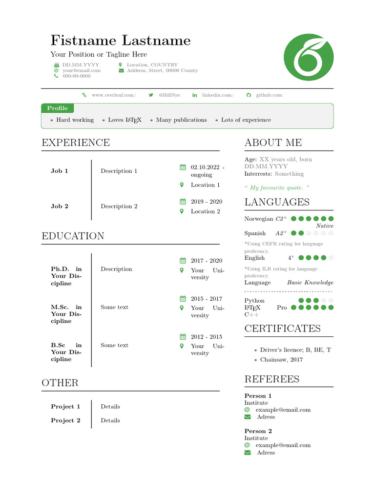 Extensive Adjustable Curriculum Vitae CV | PDF | Physics | Theoretical ...