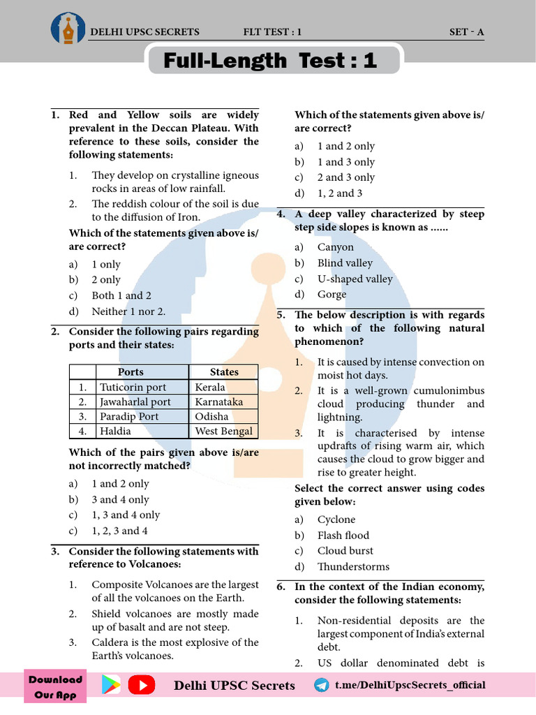 (TEST YOURSELF HERE..) Full Length Test - 1 PDF | PDF | Hepatitis ...