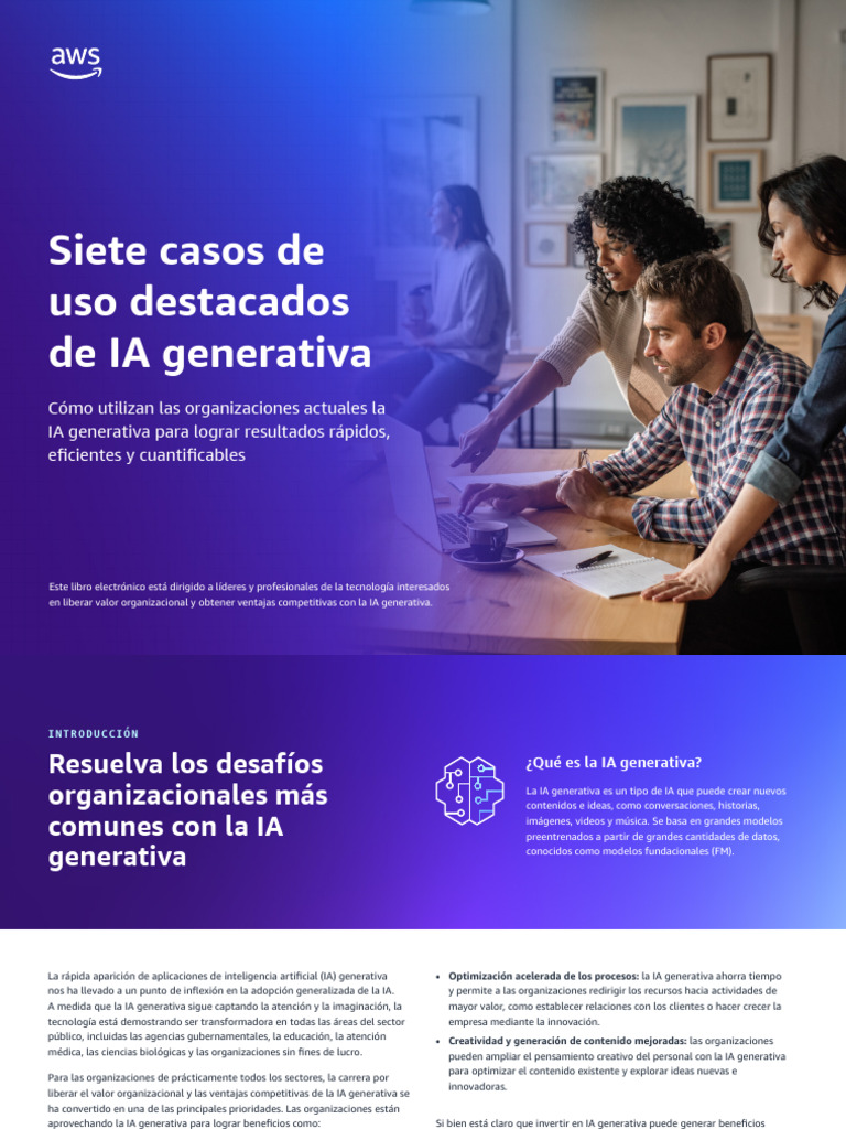 Siete Casos de Uso de IA Generativa | PDF | Inteligencia artificial ...
