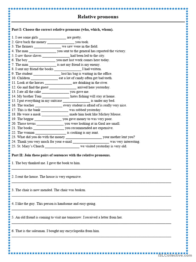 Relative Pronoun | PDF