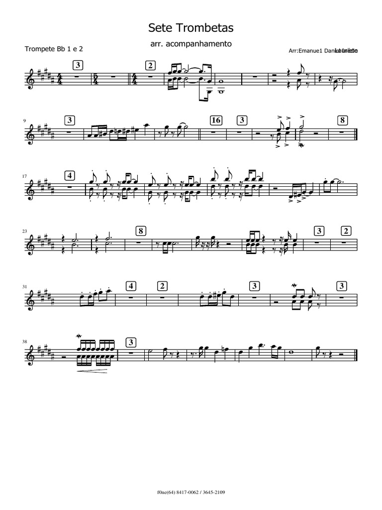 Sete Trombetas Trompete Pdf