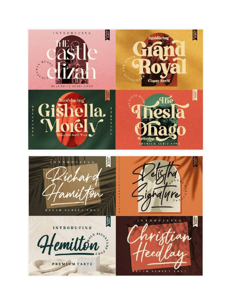 100 Font Bundle | PDF