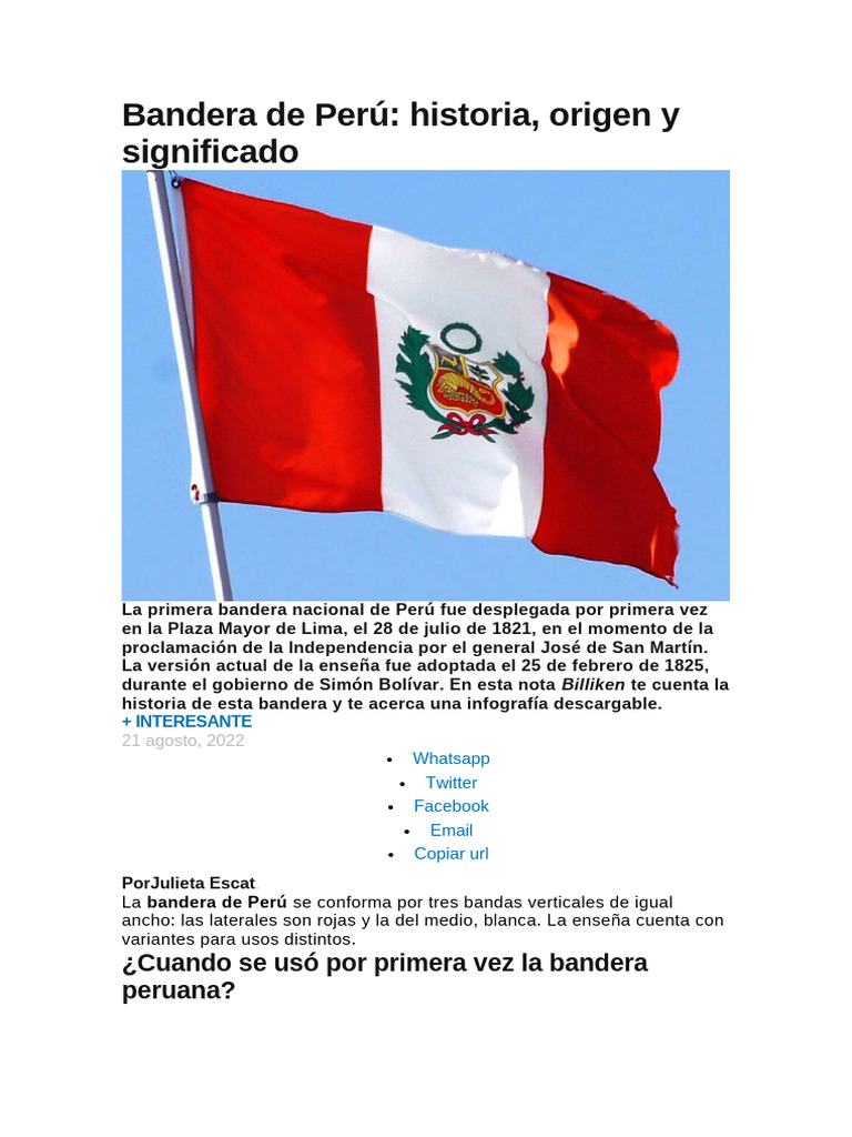 Bandera de per pdf s mbolos nacionales bandera