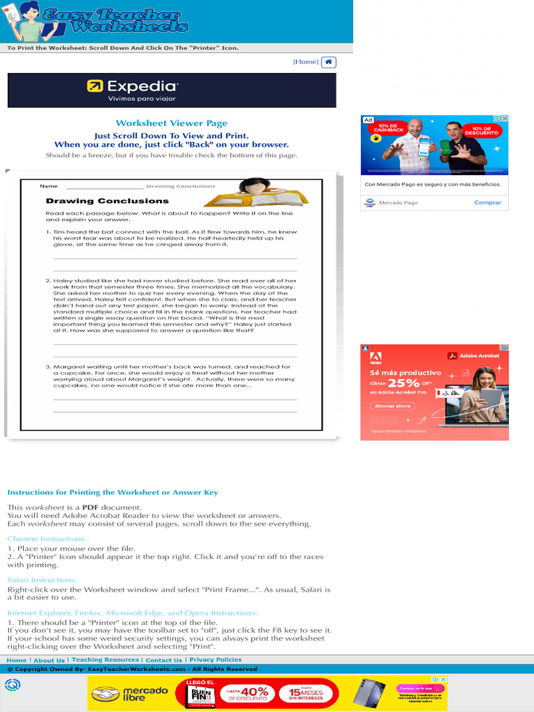 Worksheet viewer pdf