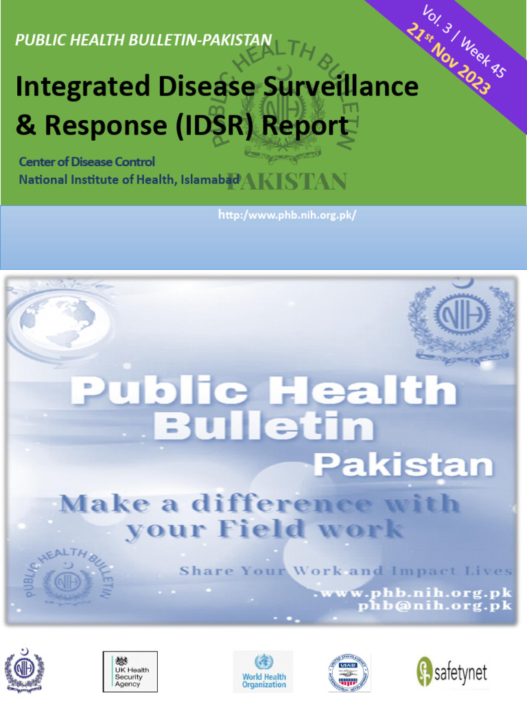 Week 45 Health Update: Disease Trends | PDF | Medicine | Epidemiology