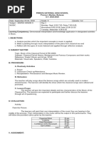 MAPEH 9 Fourth Quarter Curriculum Guide | PDF | Cognition