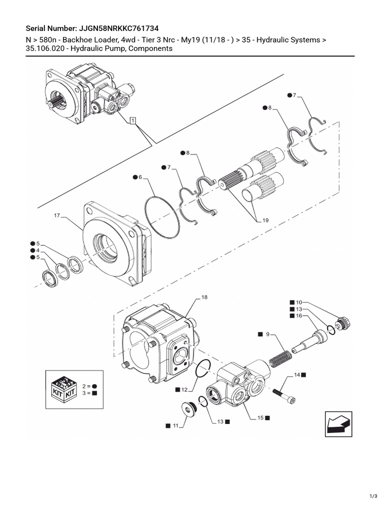 35.106.020 Hydraulic Pump Components | PDF | Equipment | Manufactured Goods