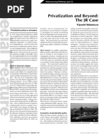 Privatisation of Japanese Railways | PDF | Library Science