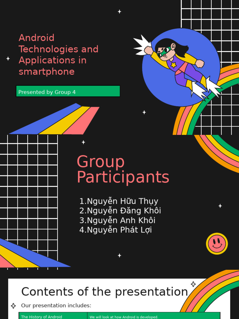 Group 4 - Presentation - Android Technologies | PDF | Android ...