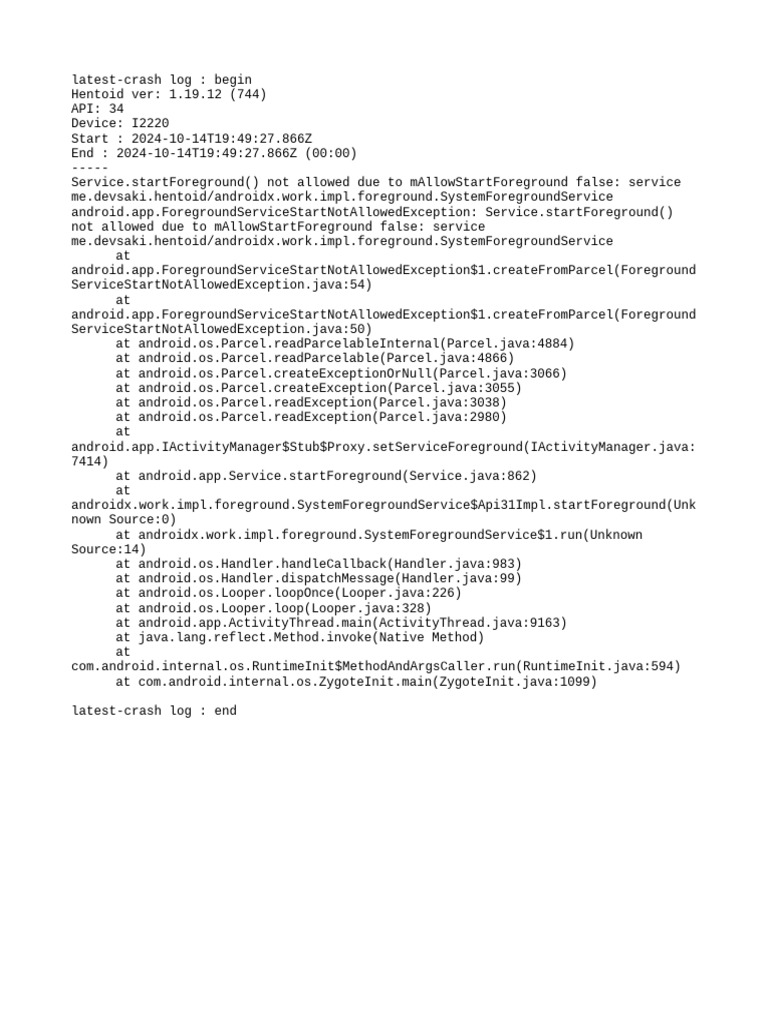 Latest-Crash Log 20241015-0119 | PDF | Business | Computers
