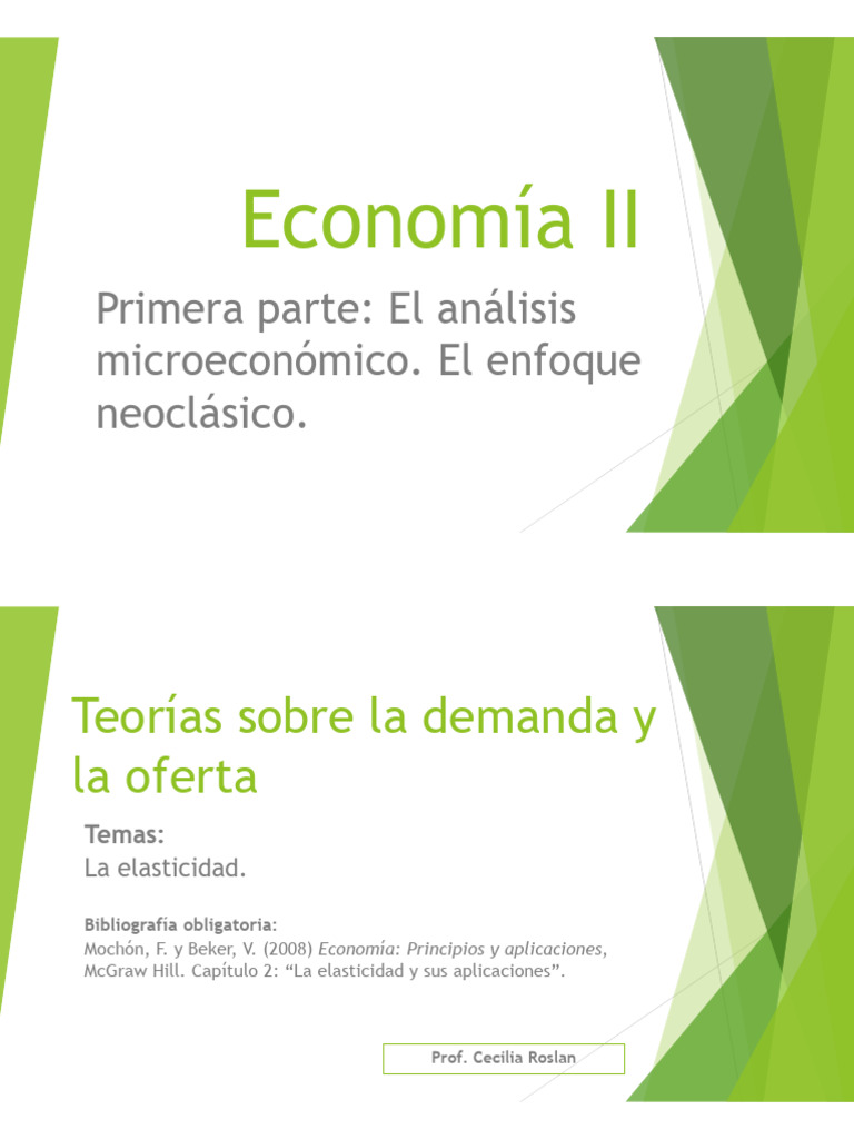 Elasticidad | PDF | Oferta (economía) | Oferta y demanda