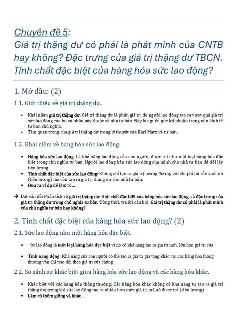 KTCT Chuyen de 5 | PDF