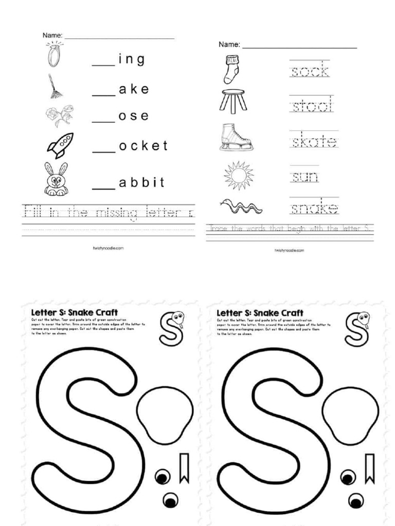 Letter R S | PDF