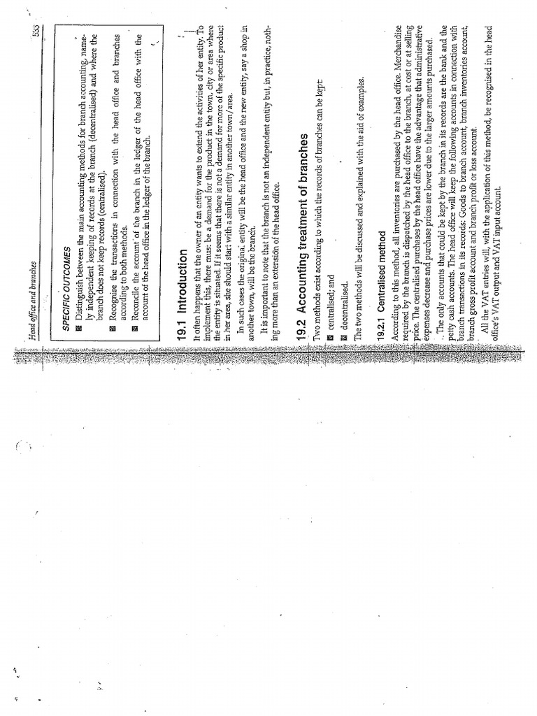 Head Office and Branches | PDF