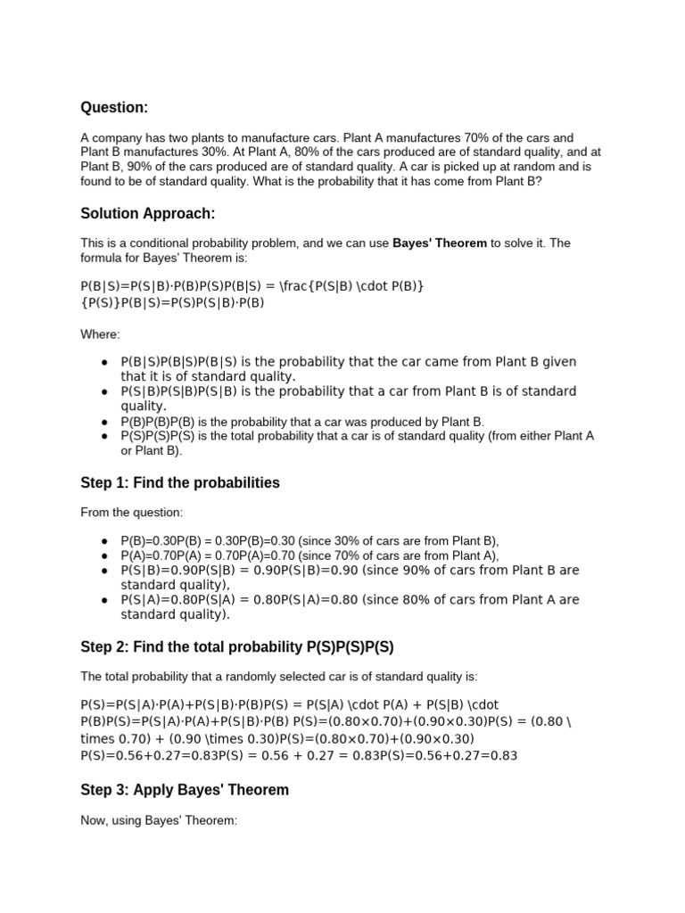 Probability and Correlation Analysis | PDF | Standard Deviation ...