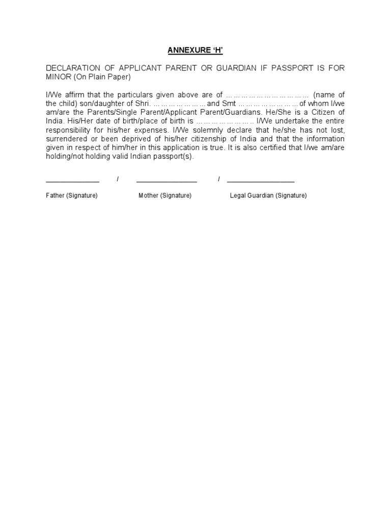 Annexure H | PDF