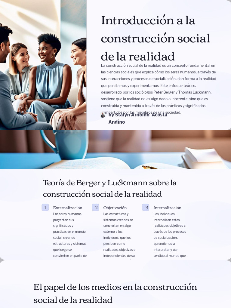 Introduccion A La Construccion Social de La Realidad | PDF ...