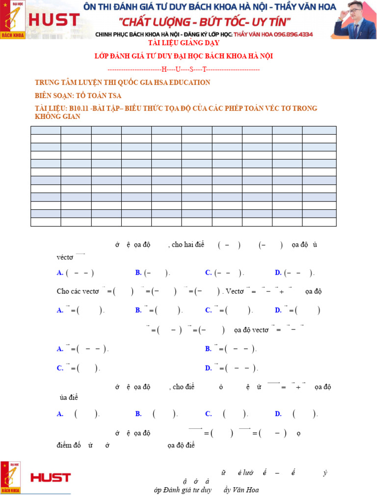 T - VC T V CC PHP Ton Trong KHNG Gian | PDF