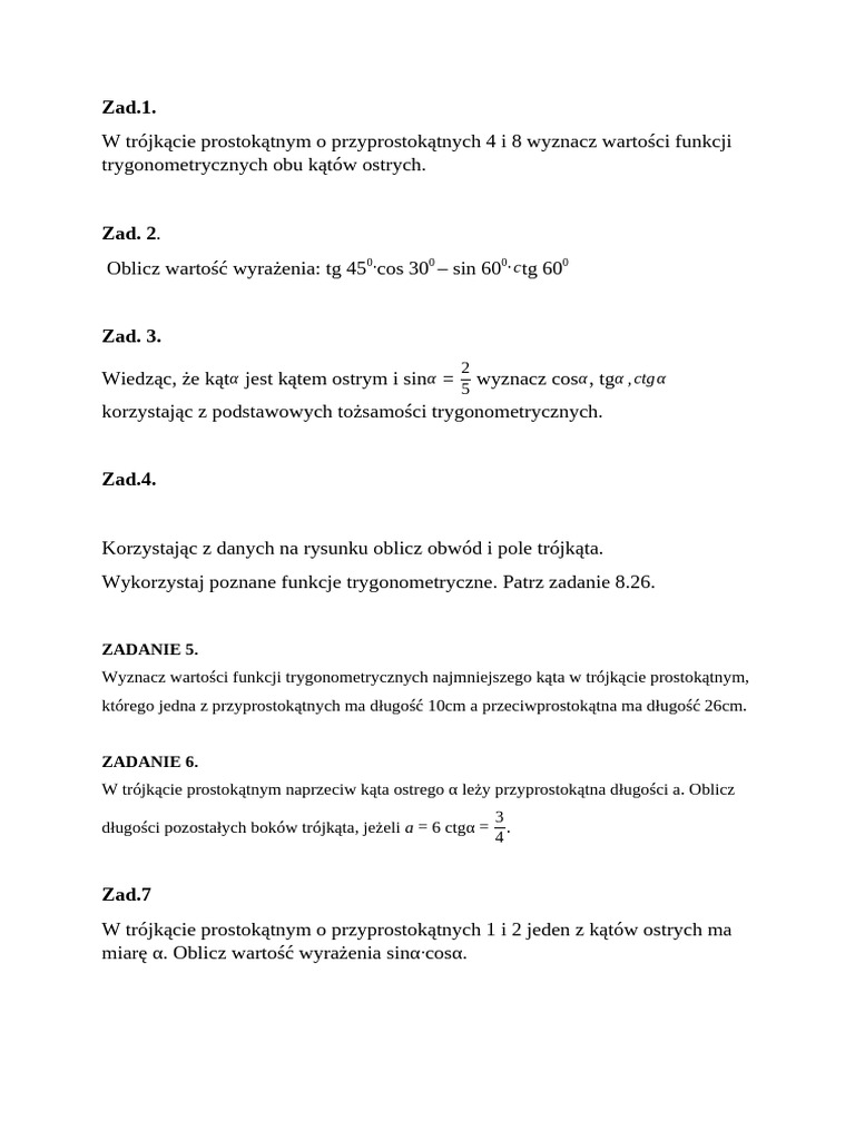 Sprawdzianfun - Tryg . | PDF
