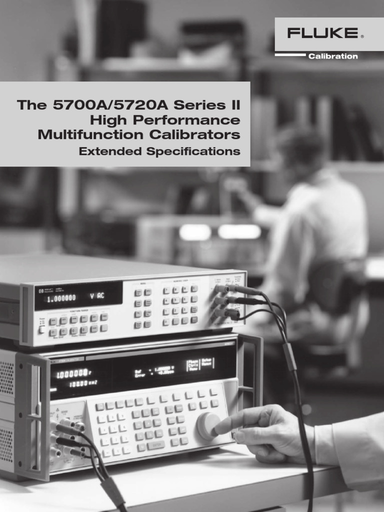 5700A/5720A Multifunction Calibrator Specs | PDF | Electromagnetism ...