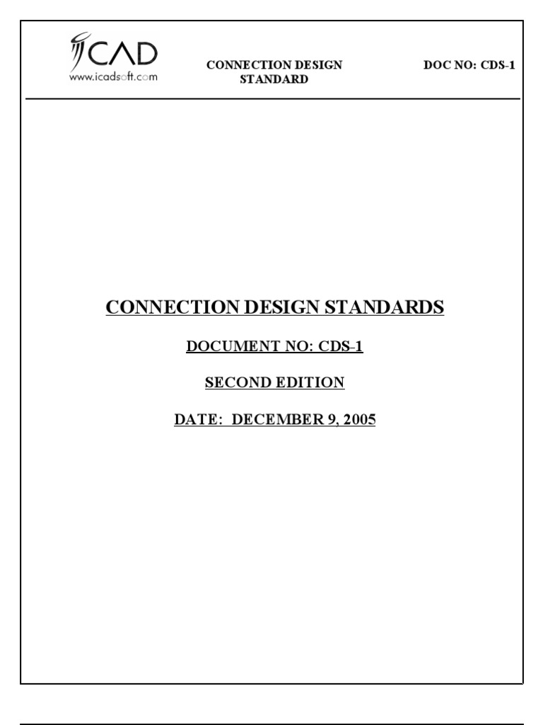 Connection Design Standards Overview | PDF | Truss | Screw