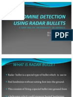 Landmine Detection Using Radar Bullets