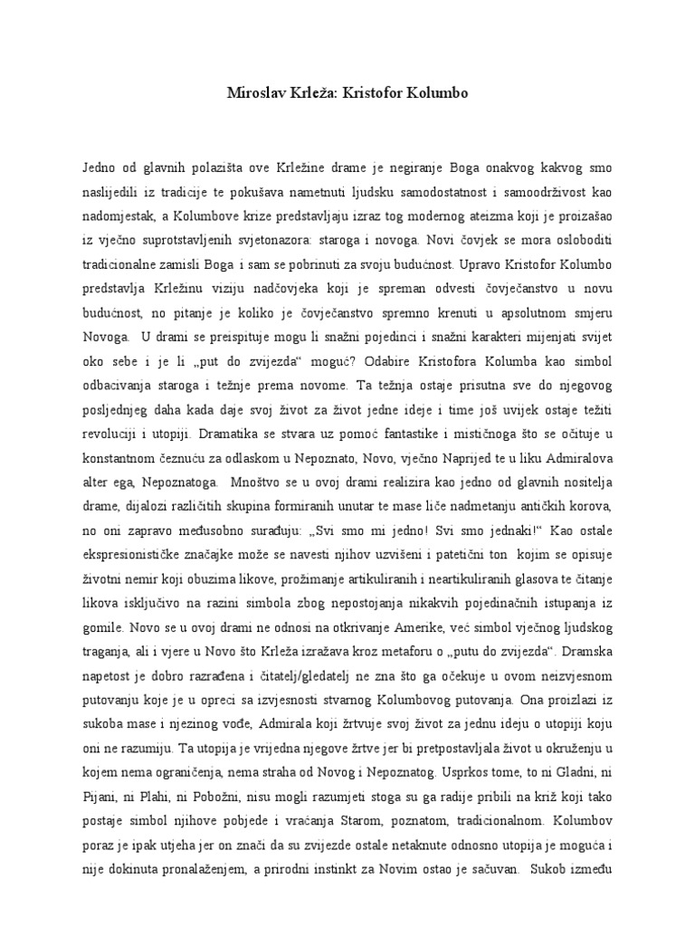 Kristofor Kolumbo | PDF