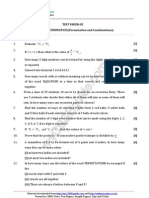 11 Mathematics Permutation and Combinations Test 05