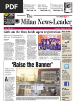 The Milan News-Leader Front Page