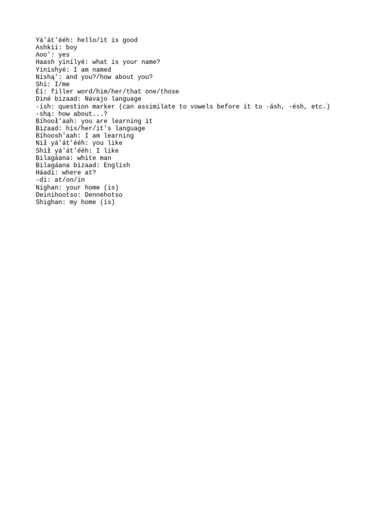 Navajo | PDF