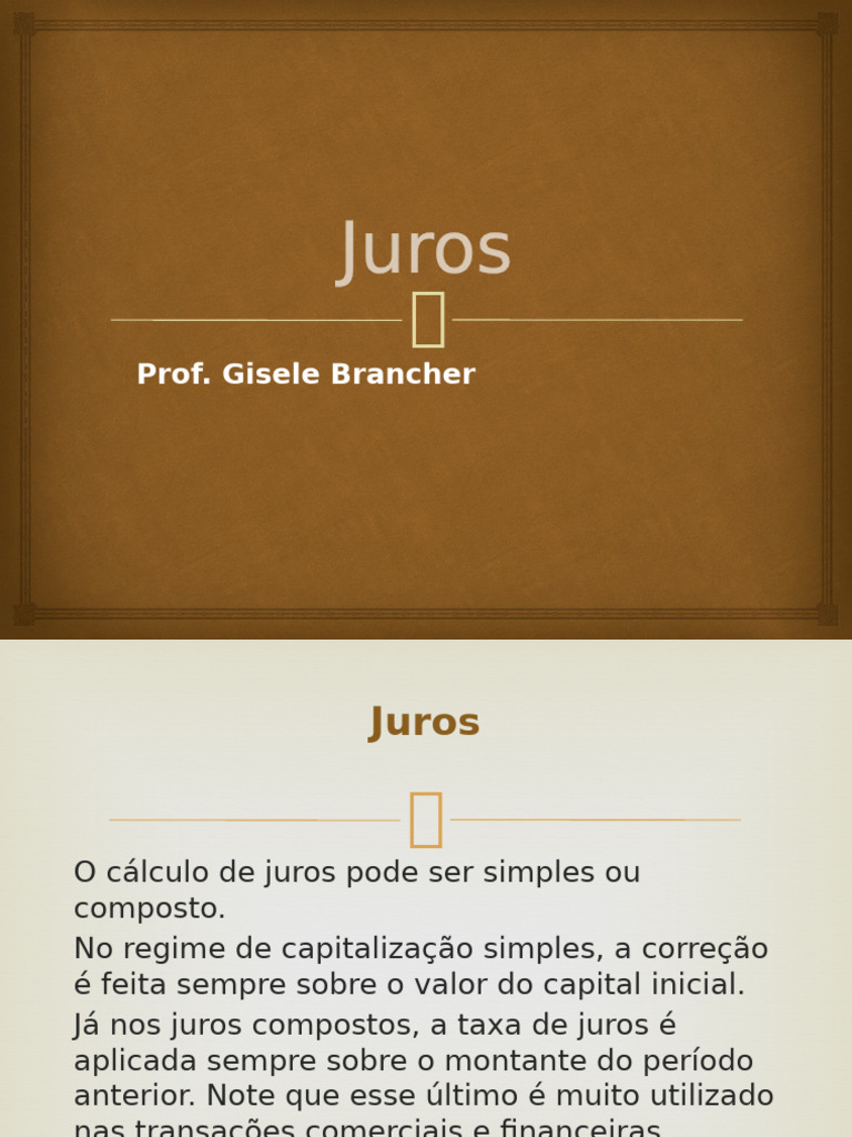 Guia Prático de Juros Simples e Compostos | PDF | Juros | Economia ...