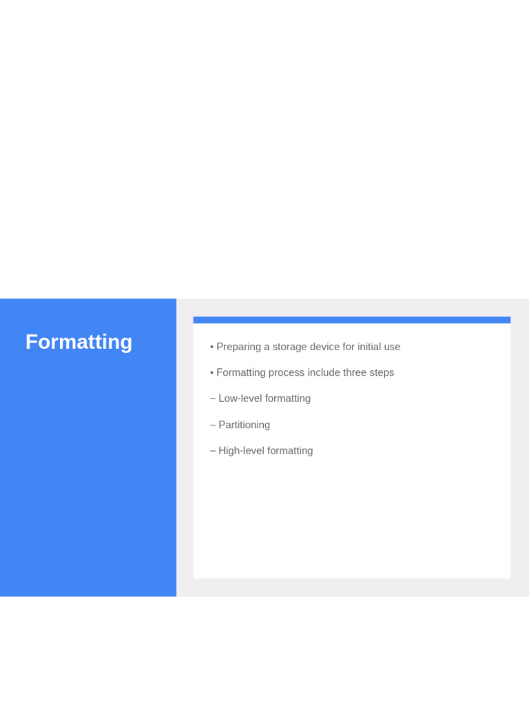 Storage Device Formatting Guide | PDF | Business | Technology & Engineering