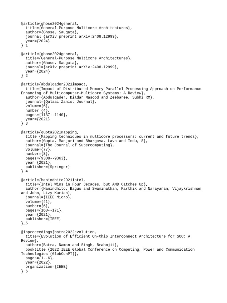 @article (Abdulqader2021impact | PDF | Multi Core Processor | Parallel ...