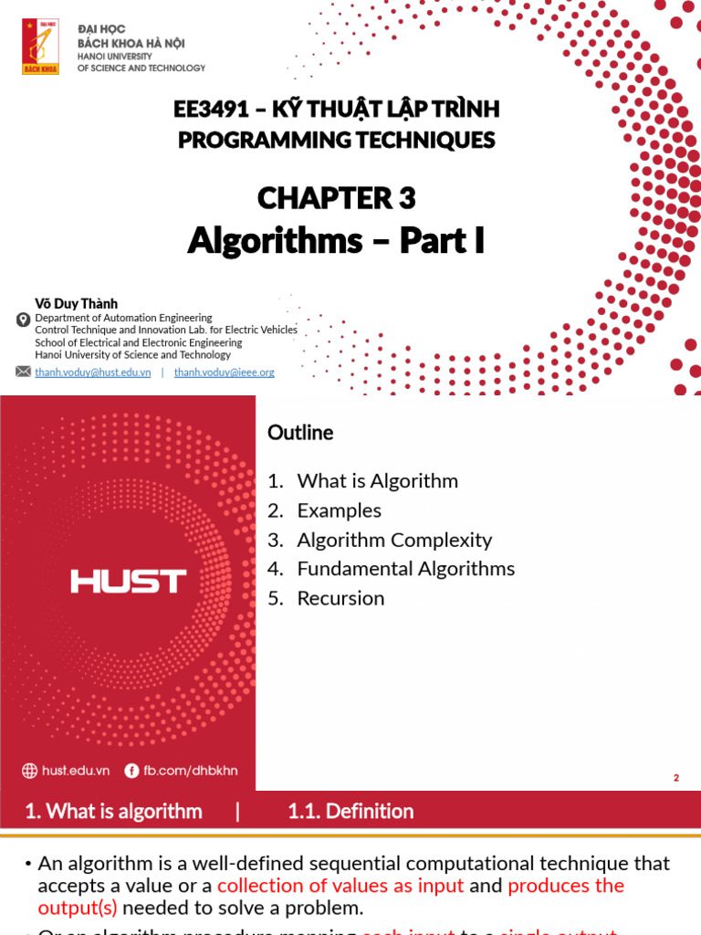 Chapter 3 - Algorithms Part I | PDF | Time Complexity | Computational ...