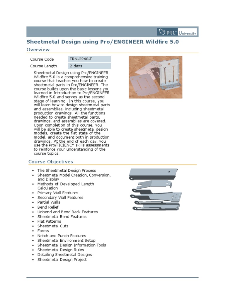 Sheet Metal Design WF5 | PDF