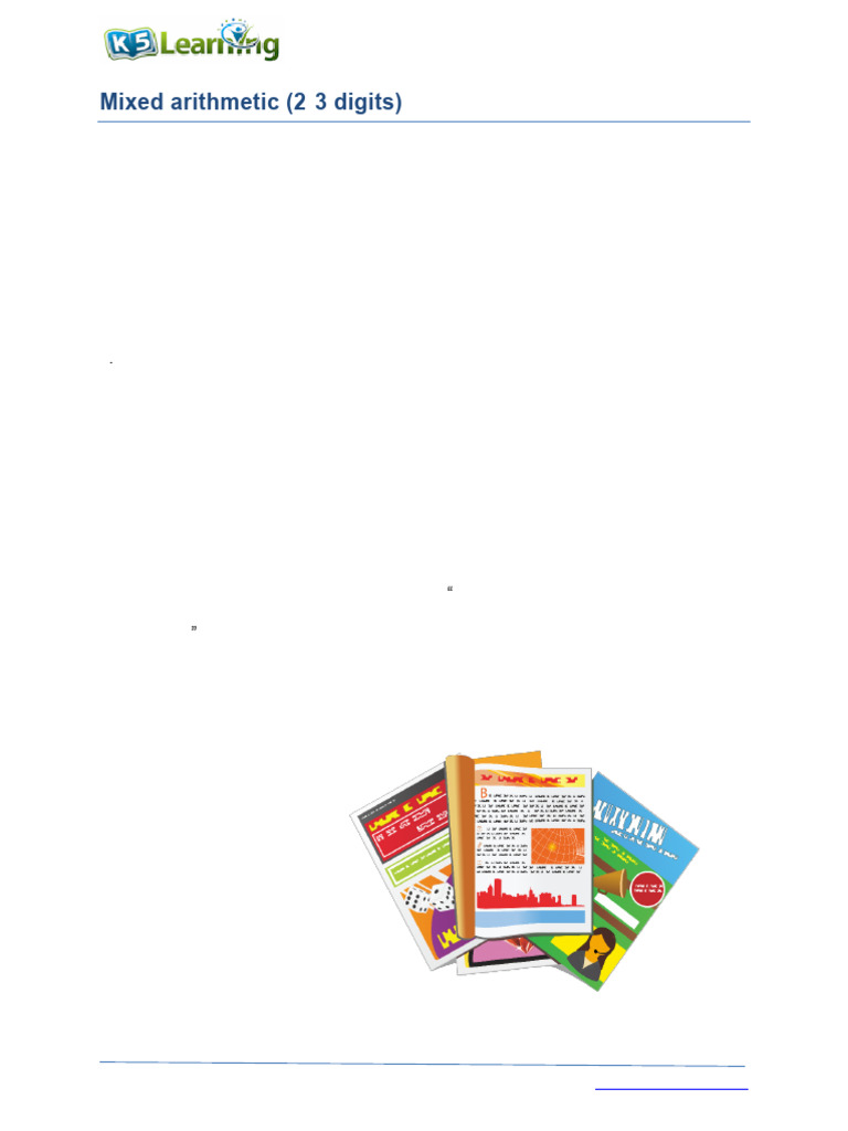 Grade 3 Charity Math Problems | PDF | Career & Growth