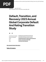 January 2025 Global Default Trends | PDF | Bond Credit Rating | Economies
