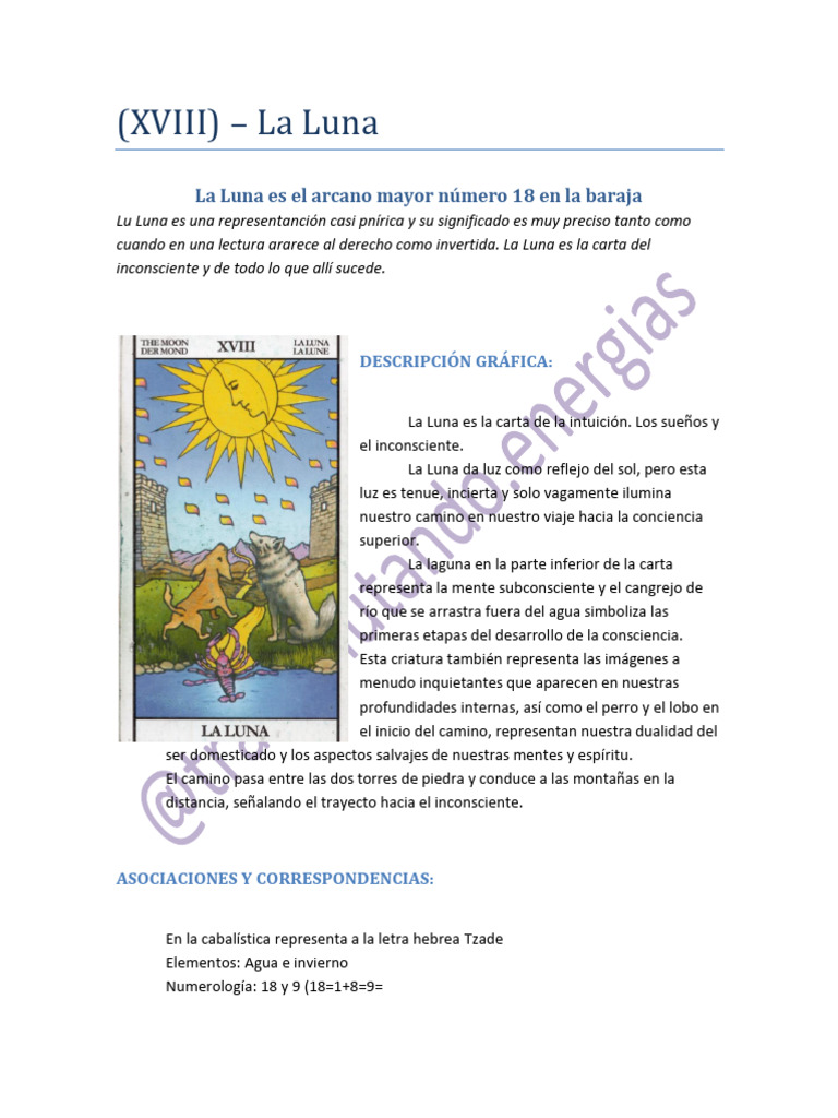 Clase 7 Tarot Raider Arcanos Mayores | PDF | Amor | Felicidad