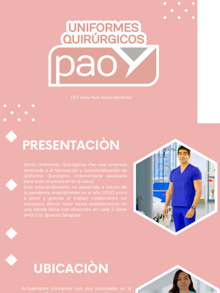 Uniformes Quirúrgicos Pao en Tehuacán | PDF | Ropa