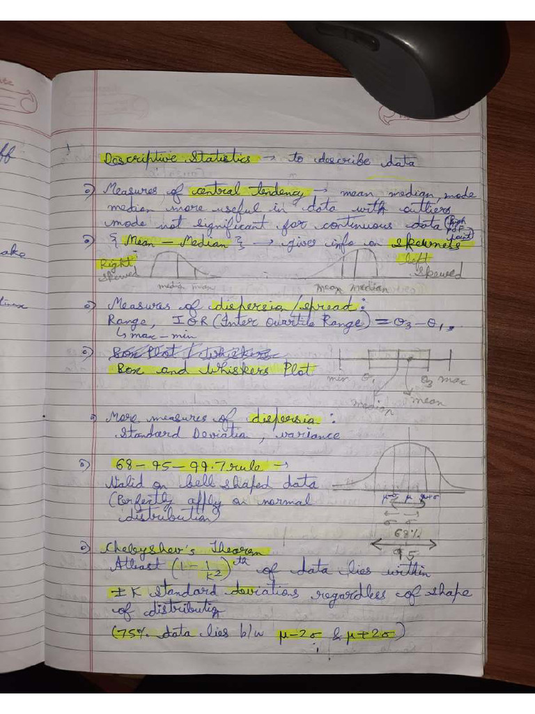 Rice Stats Notes Ayush | PDF