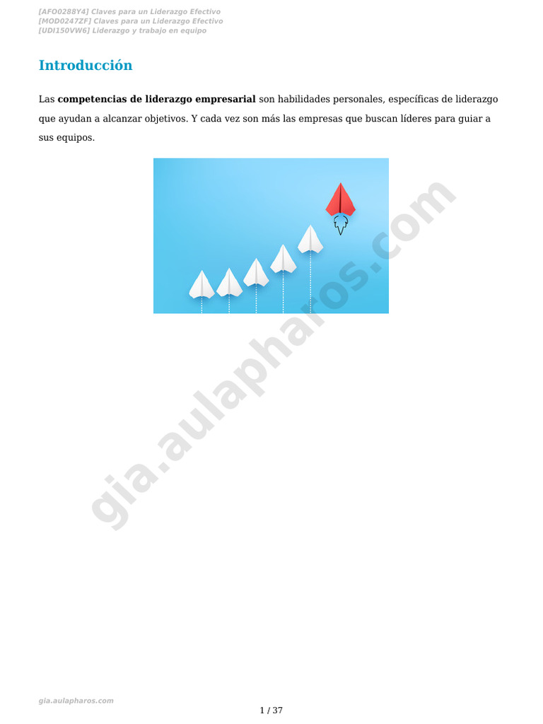 Claves del Liderazgo Efectivo | PDF | Liderazgo | Business