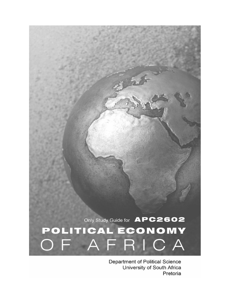 SG APC2602 - Political Economy of Africa | PDF | Economies | Political ...