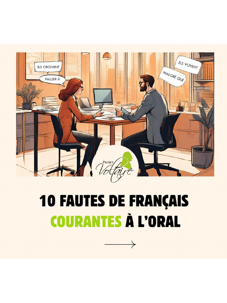 10 Fautes de Français Courantes À L'oral | PDF