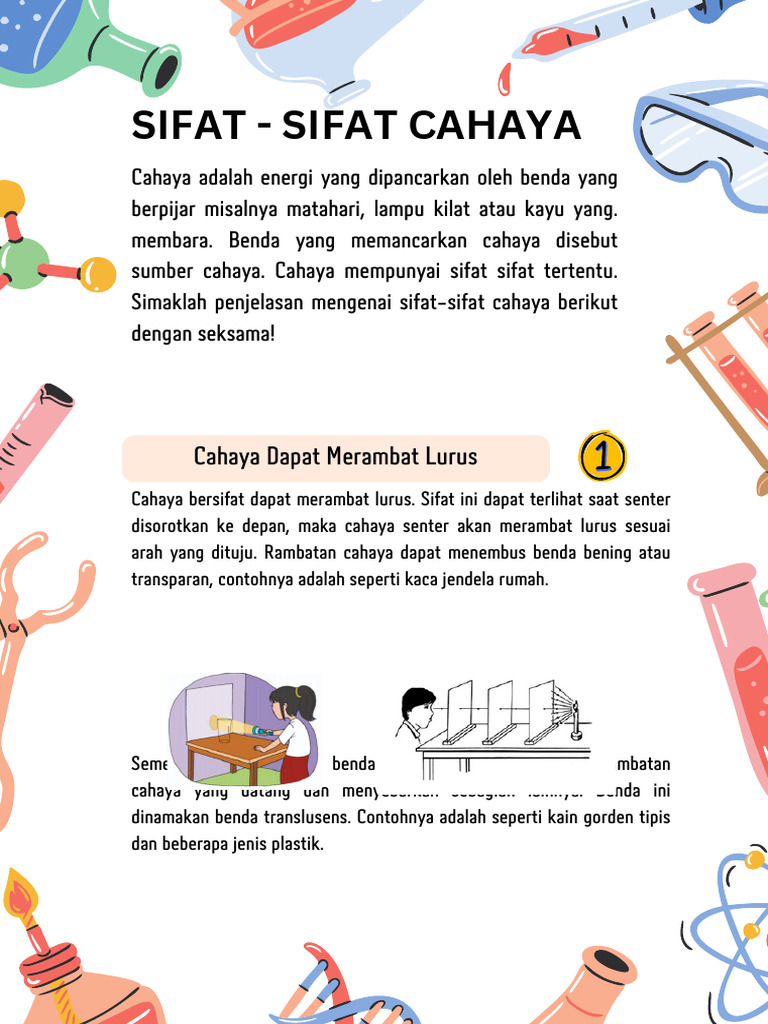 Sifat dan Perilaku Cahaya | PDF | Sains & Matematika