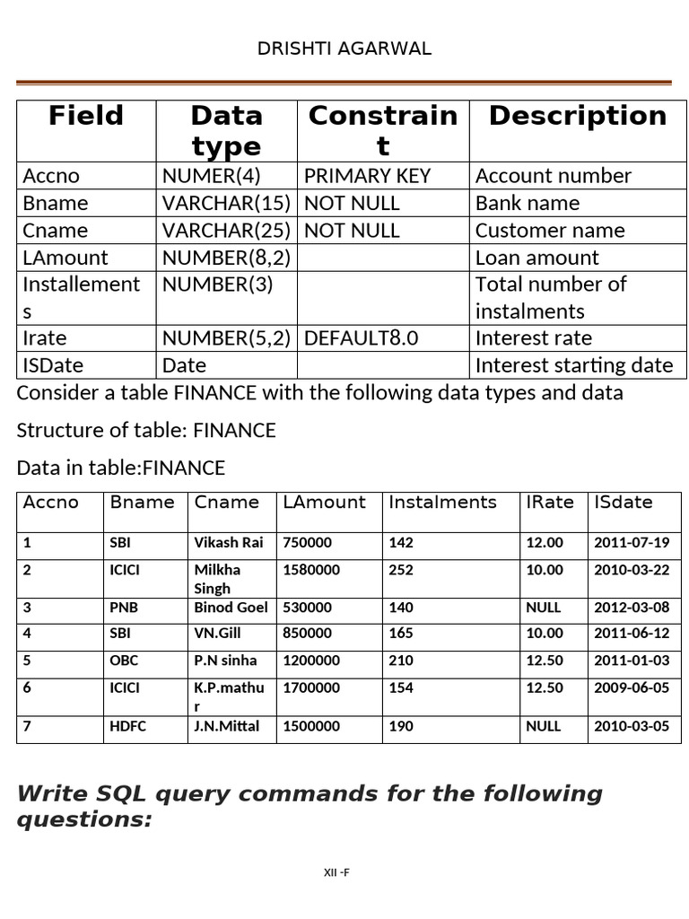 Sql pdf interest sql