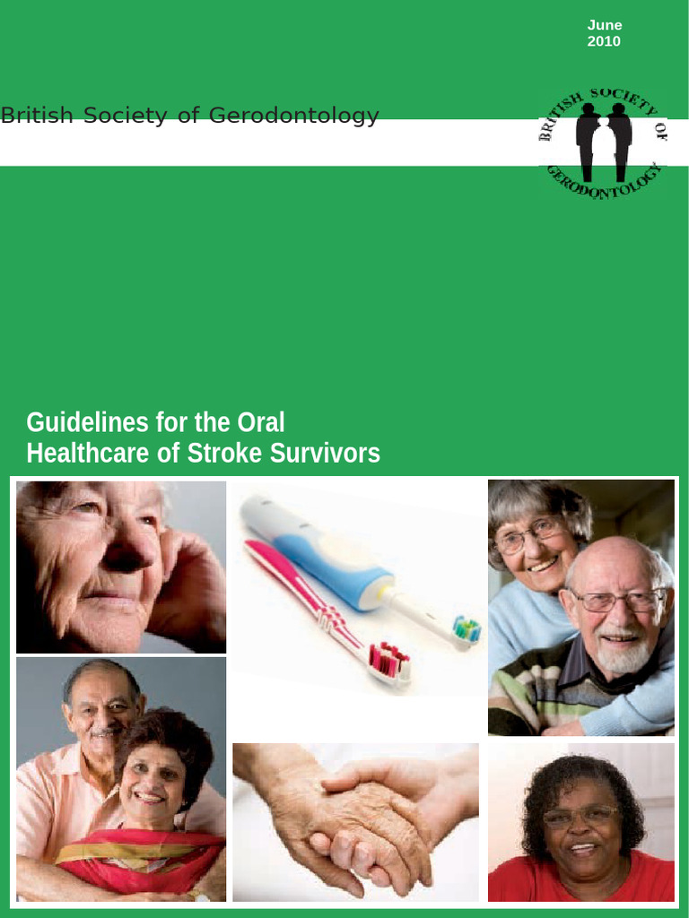 Guideline For The Oral Healthcare Stroke Survivor | PDF | Stroke | Aphasia