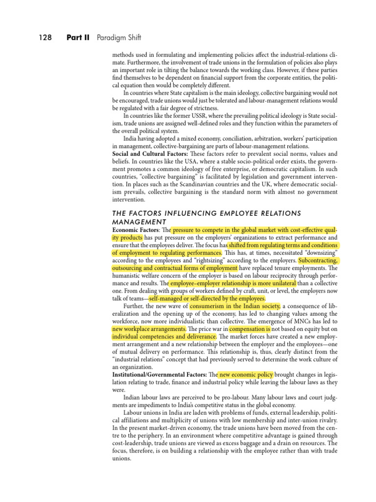 Employee Relations Management | PDF | Employment | Labour Law