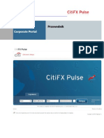 Instrukcja CITIFX Pulse Corporate Portal - Panel Walutowy