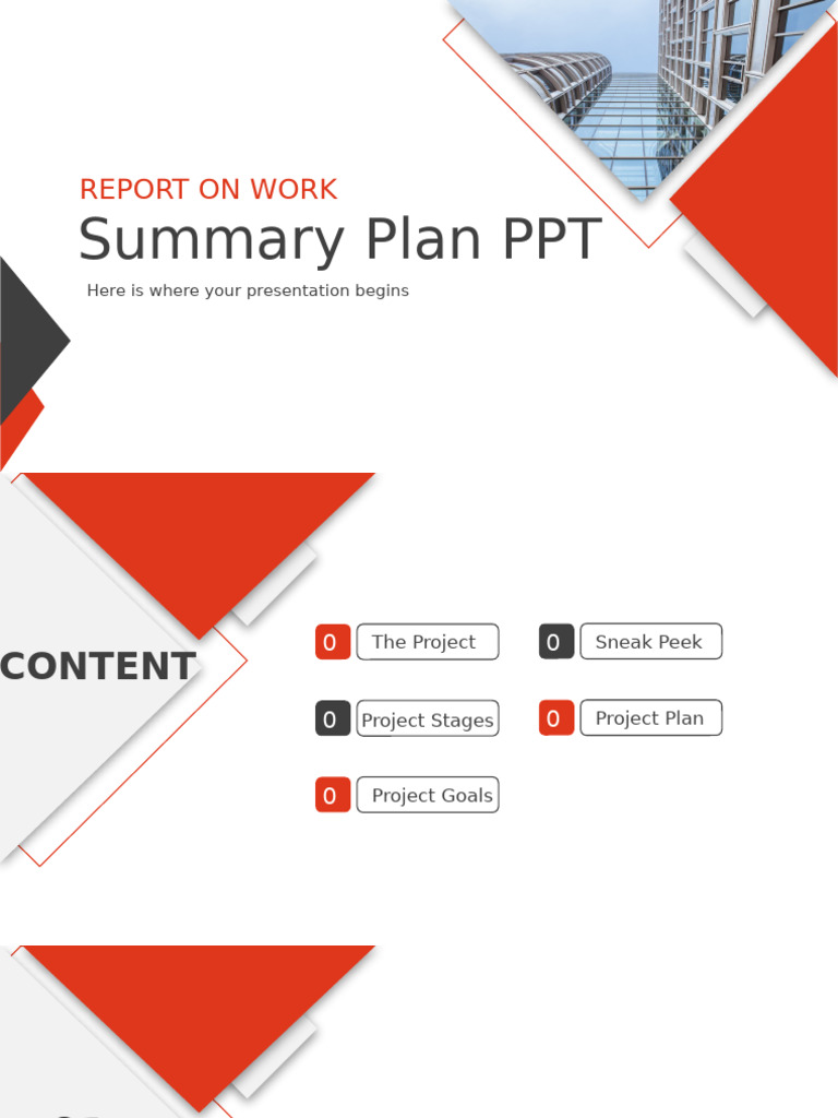 Template Summary Plan | PDF