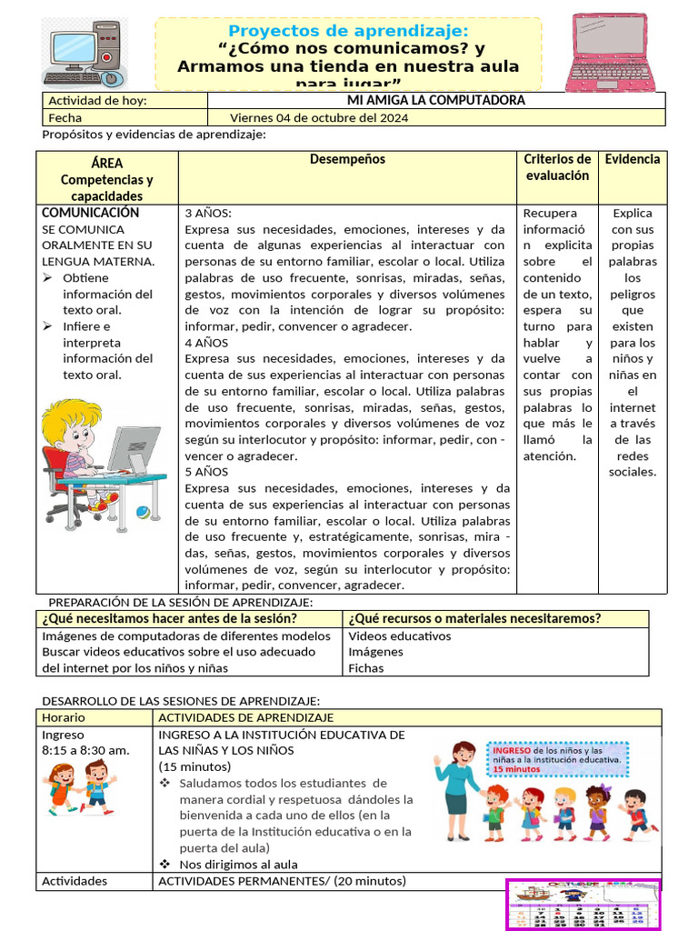 Viernes 04 de Octubre Del 2024 | PDF | Aprendizaje | Las emociones